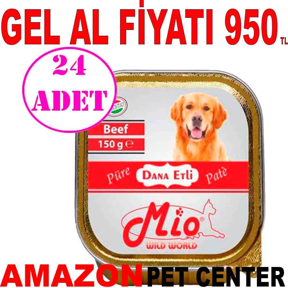 Mio Dana Etli Köpek Konservesi Püre 150 Gr 24 AD 18017007 Amazon Pet Center