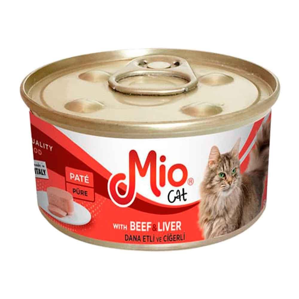 Mio Dana Etli ve Ciğerli Yetişkin Kedi Konservesi 85 Gr 8680067146068 Amazon Pet Center