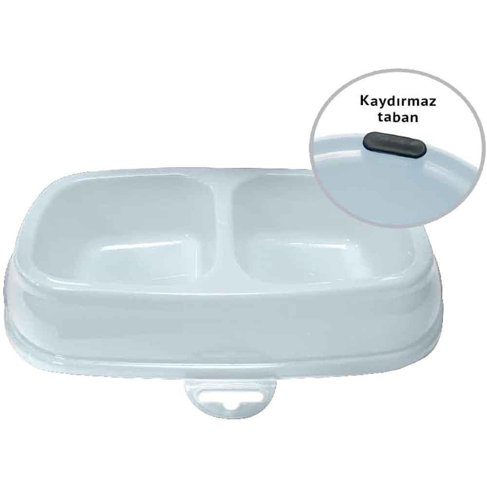 Mio İkili Plastik Kedi Mama Ve Su Kabı 2x250 ml 8680067147522 Amazon Pet Center