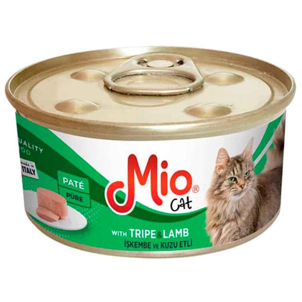 Mio İşkembe ve Kuzulu Yetişkin Kedi Konservesi 85 Gr 8680067146075 Amazon Pet Center