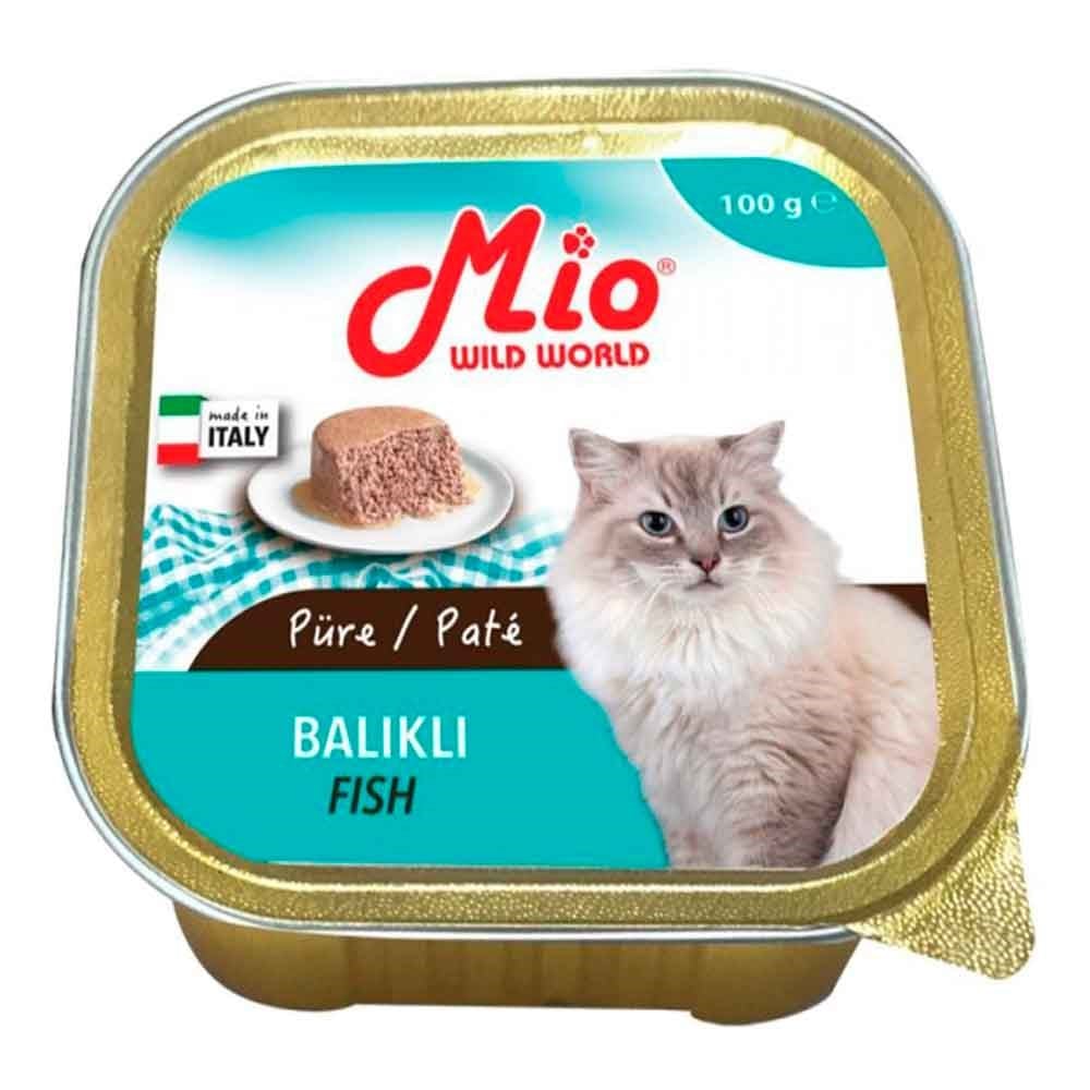 Mio Kedi Konservesi Balık Etli Püre 100 Gr 8680067146136 Amazon Pet Center