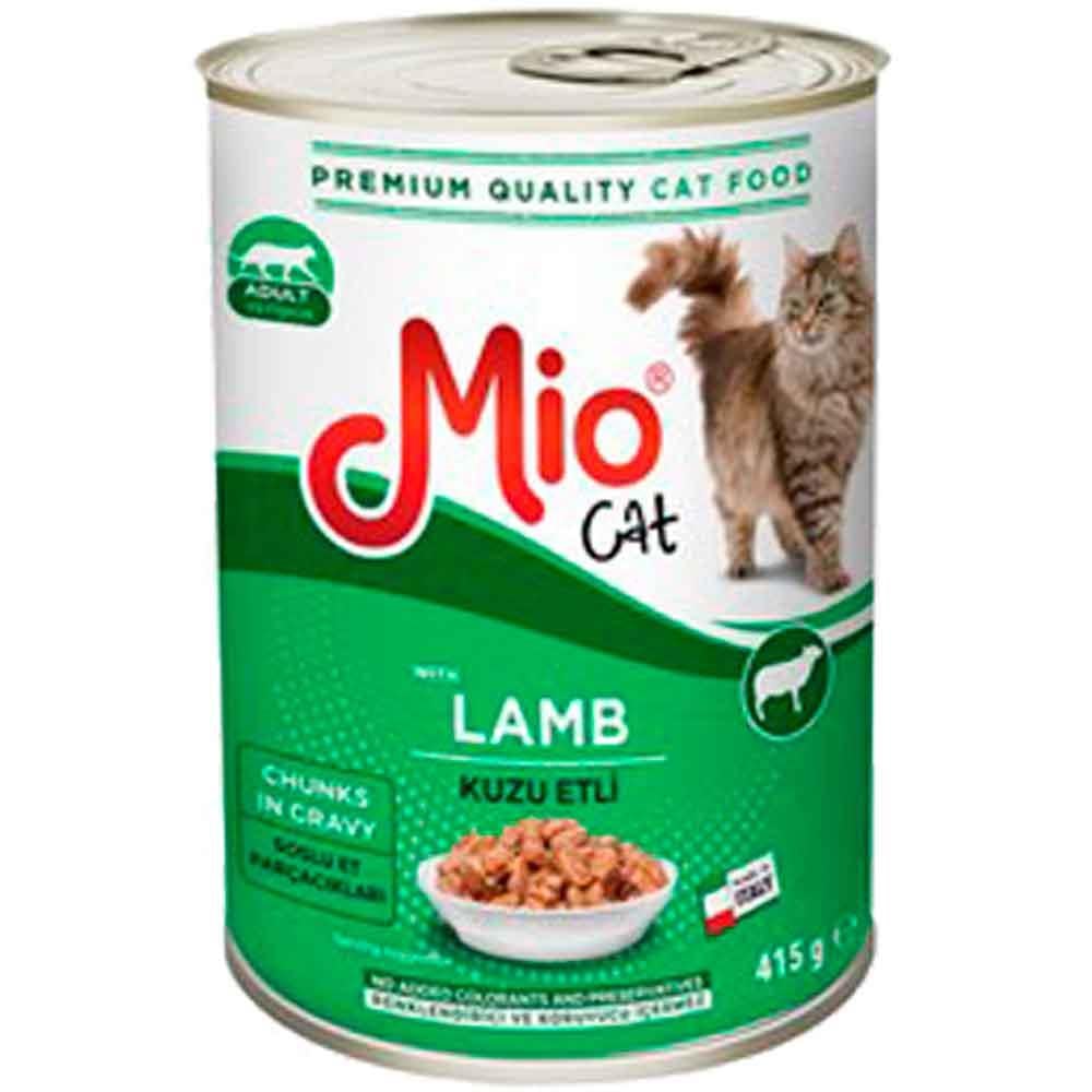 Mio Kedi Konservesi Kuzu Etli 415 GR 8680067146044 Amazon Pet Center