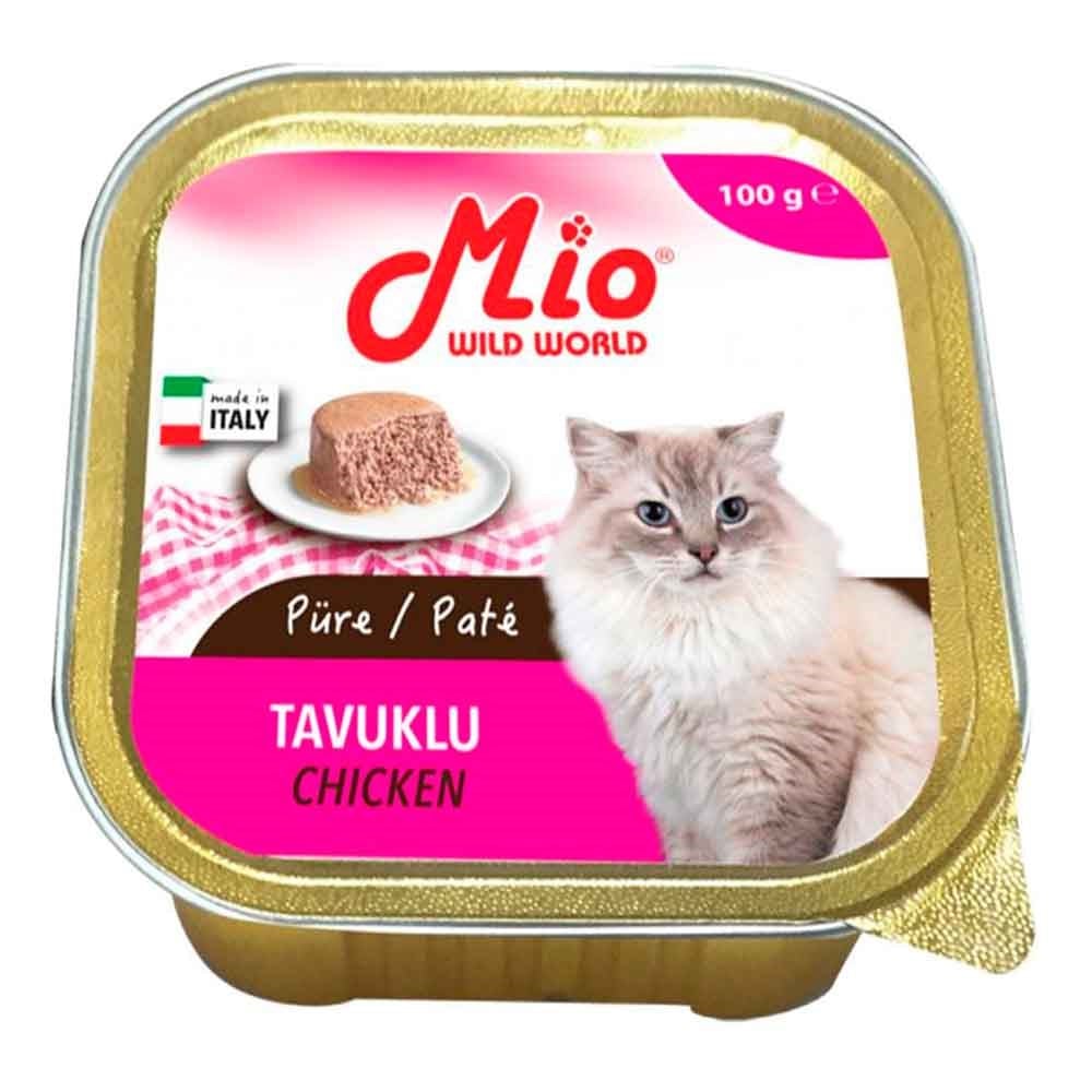 Mio Kedi Konservesi Tavuklu Püre 100 gr 8680067146143 Amazon Pet Center