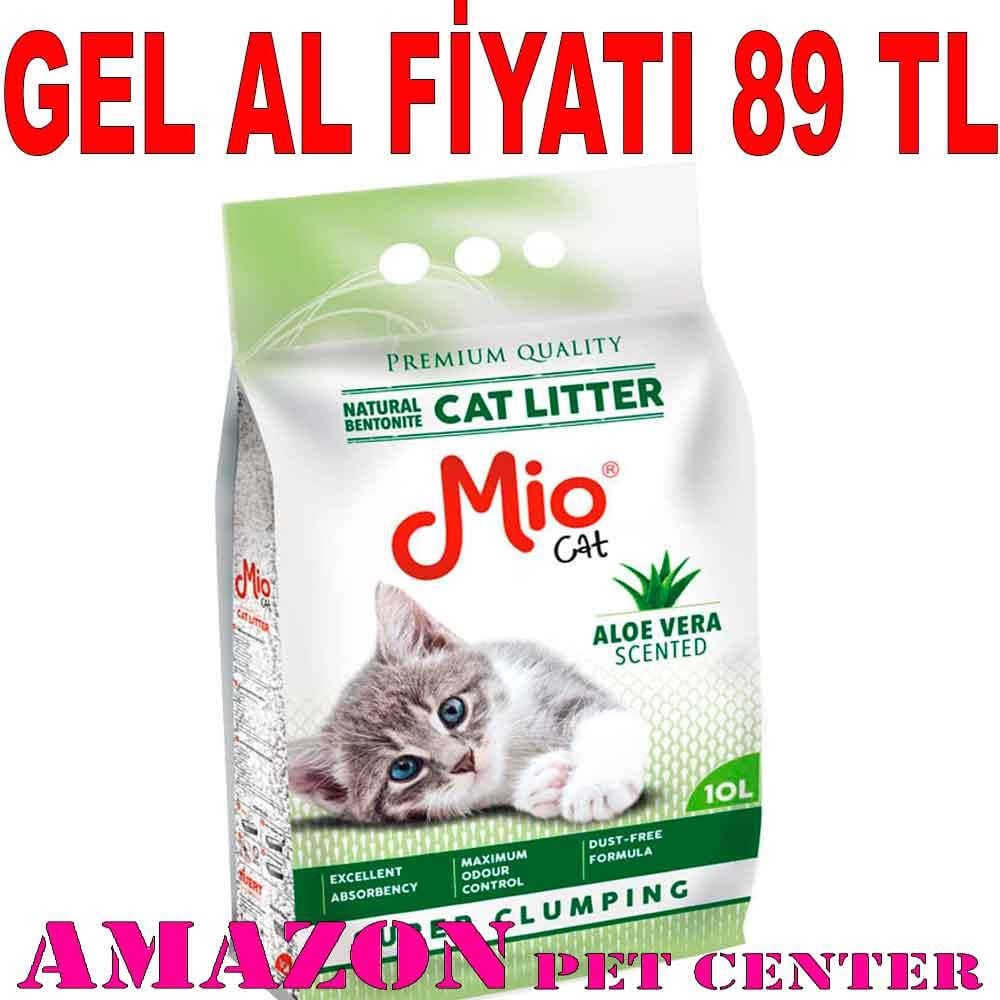 Mio Kedi Kumu İnce Taneli Topaklaşan Aloe Vera Kokulu 10 Lt 19389004 Amazon Pet Center