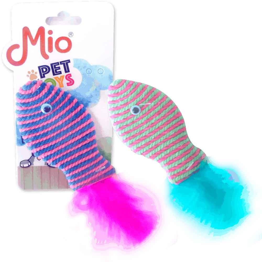 Mio Kedi Oyuncağı Renkli Balık 1 AD 8680067142664 Amazon Pet Center