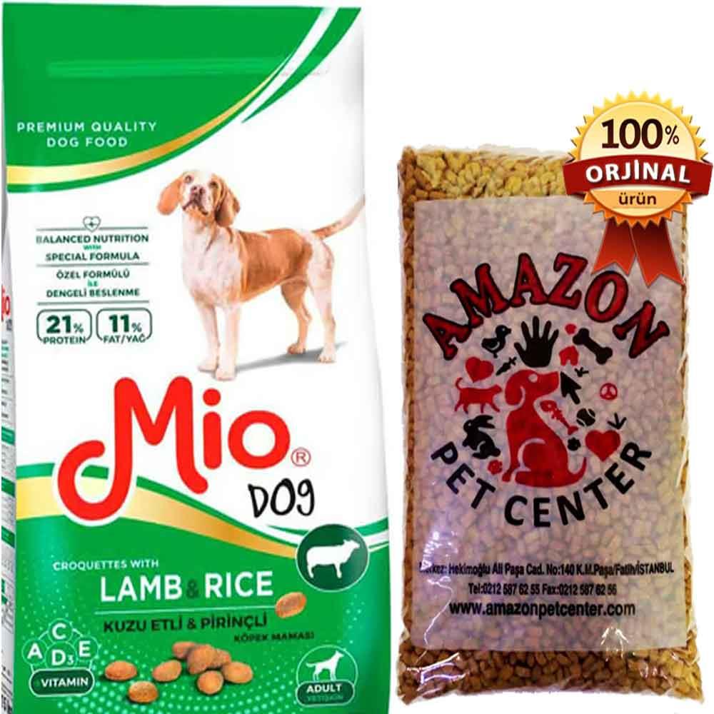 Mio Köpek Maması Kuzu Etli Açık 1 Kg 32124750 Amazon Pet Center