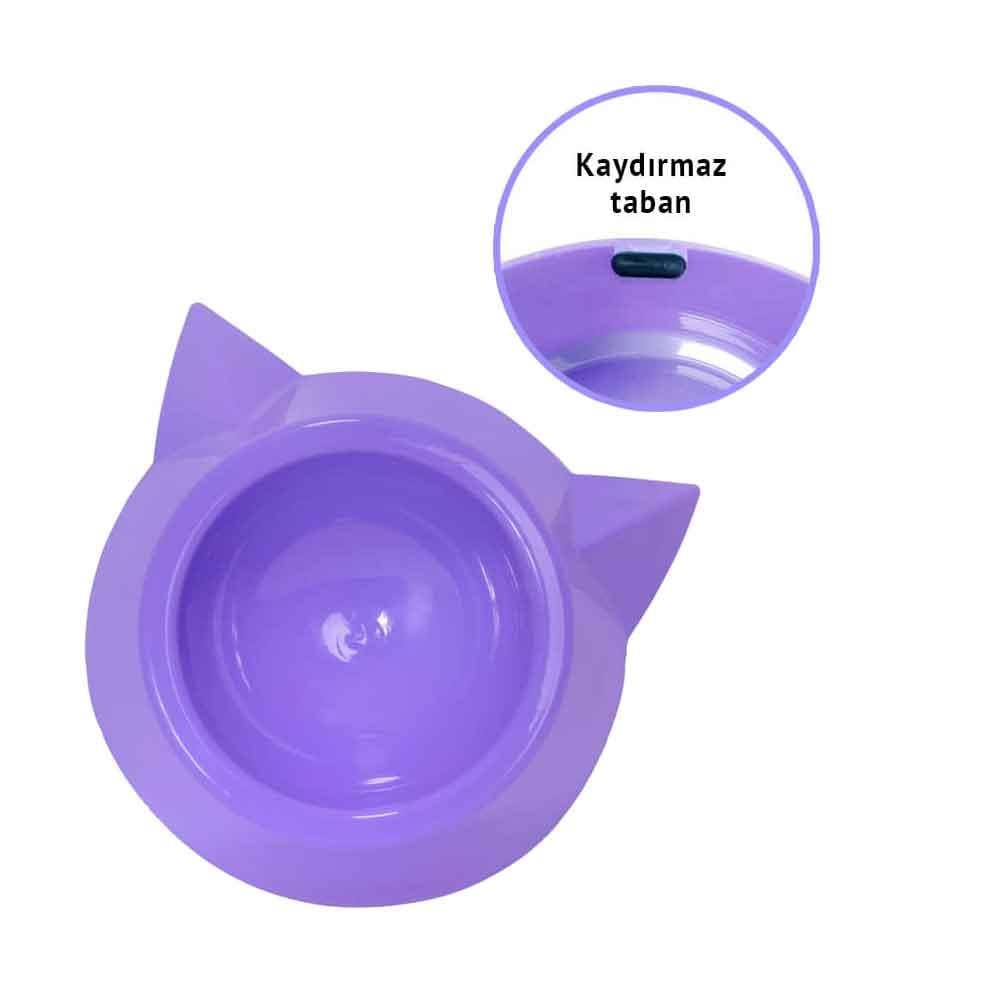 Mio Kulaklı Plastik Kedi Mama Kabı 200 ml 8680067147539 Amazon Pet Center
