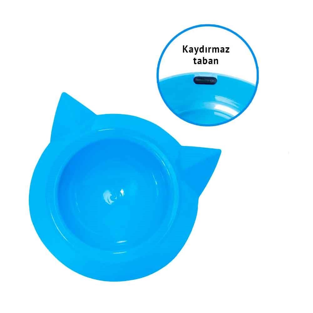 Mio Kulaklı Plastik Kedi Mama Kabı 200 ml 8680067147539 Amazon Pet Center