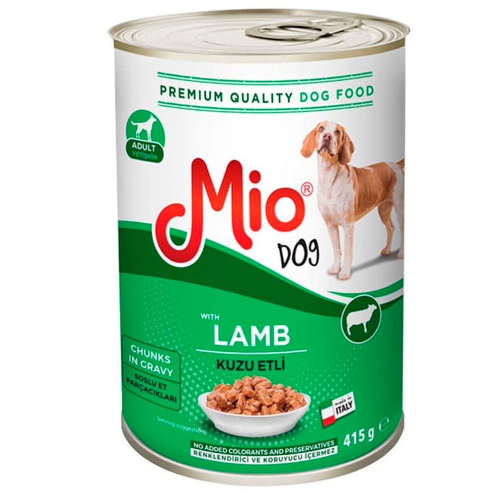 Mio Kuzu Etli Köpek Konservesi 415 gr 8680067146532 Amazon Pet Center