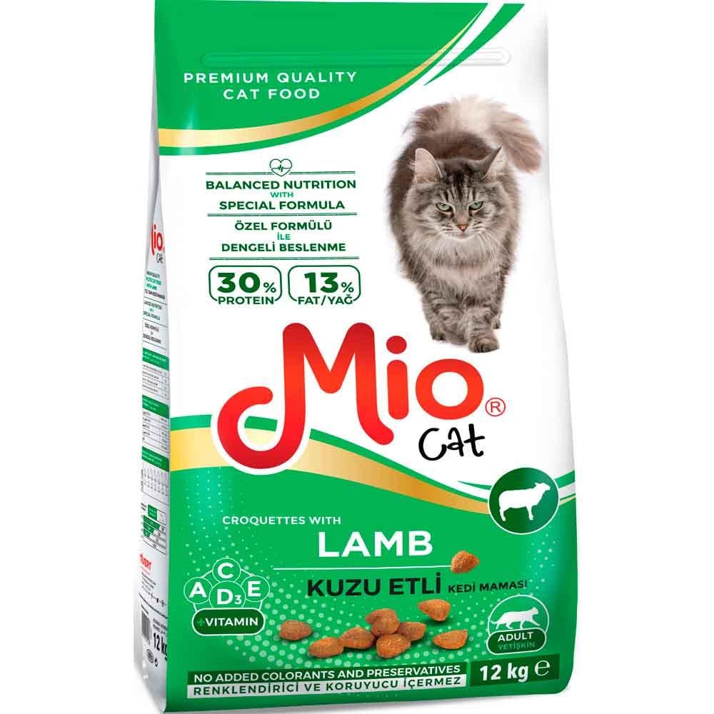 Mio Kuzu Etli Yetişkin Kedi Maması 12 Kg 8680067147218 Amazon Pet Center