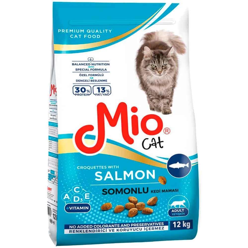 Mio Somon Balıklı Yetişkin Kedi Maması 12 Kg 8680067147232 Amazon Pet Center