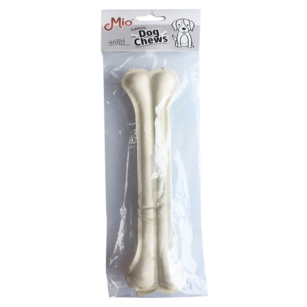 Mio Sütlü Press Deri Köpek Kemiği 30 cm / 300 gr 8680067141285 Amazon Pet Center