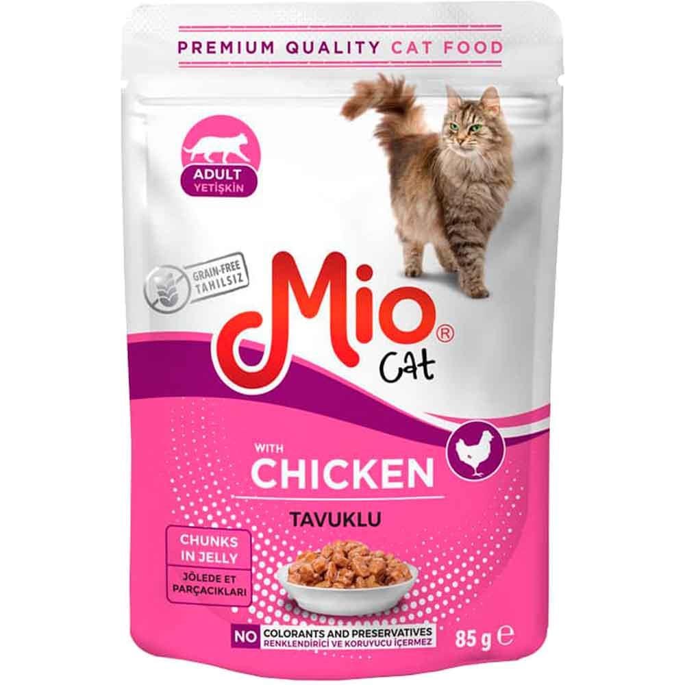Mio Tavuklu Kedi Yaş Mama Jöleli 85 Gr 8680067145979 Amazon Pet Center