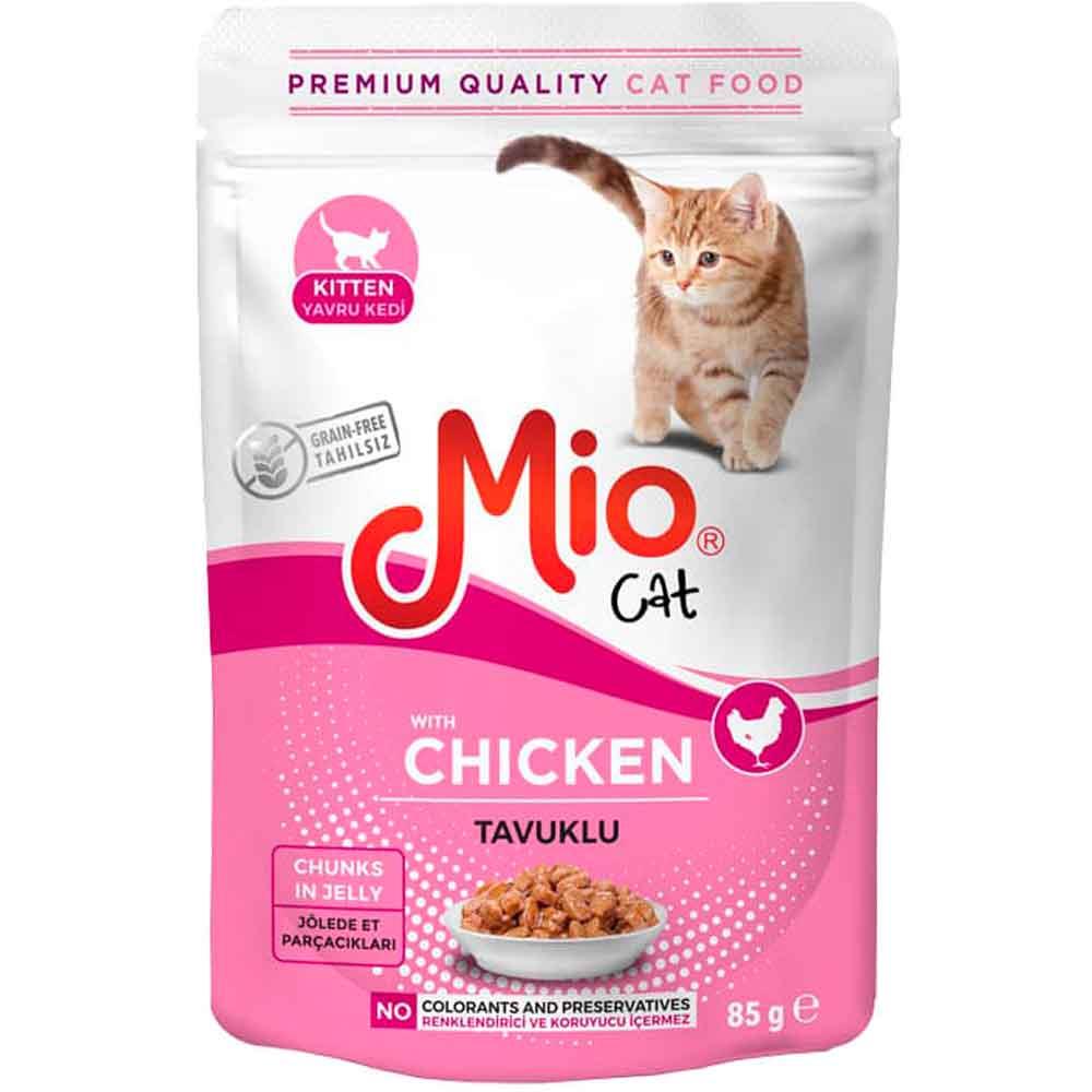 Mio Tavuklu Yavru Kedi Yaş Mama 85 Gr 8680067145993 Amazon Pet Center