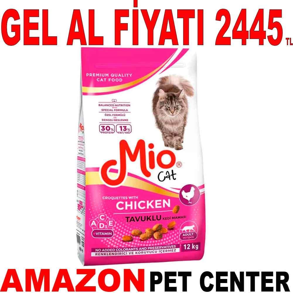 Mio Tavuklu Yetişkin Kedi Maması 12 Kg 19400006 Amazon Pet Center