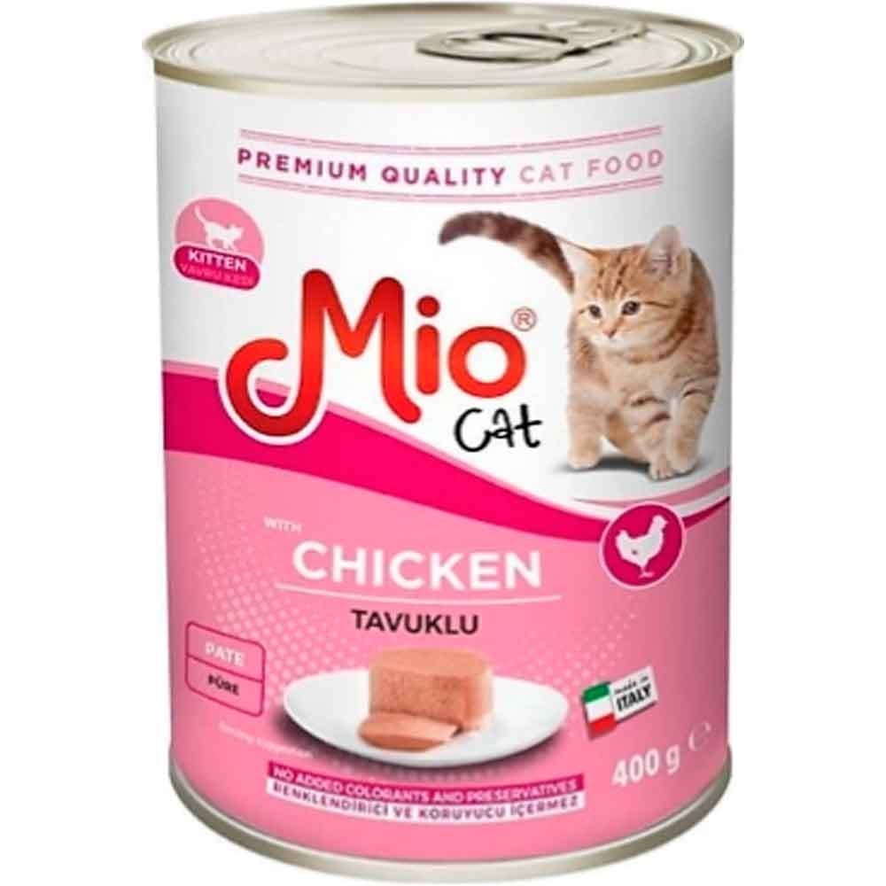 Mio Yavru Kedi Konservesi Tavuklu Püre Ezme 400 Gr 8680067146174 Amazon Pet Center