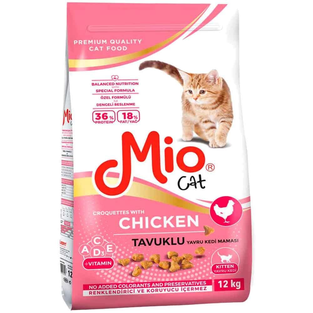 Mio Yavru Kedi Maması Tavuklu 12 Kg 8680067147249 Amazon Pet Center