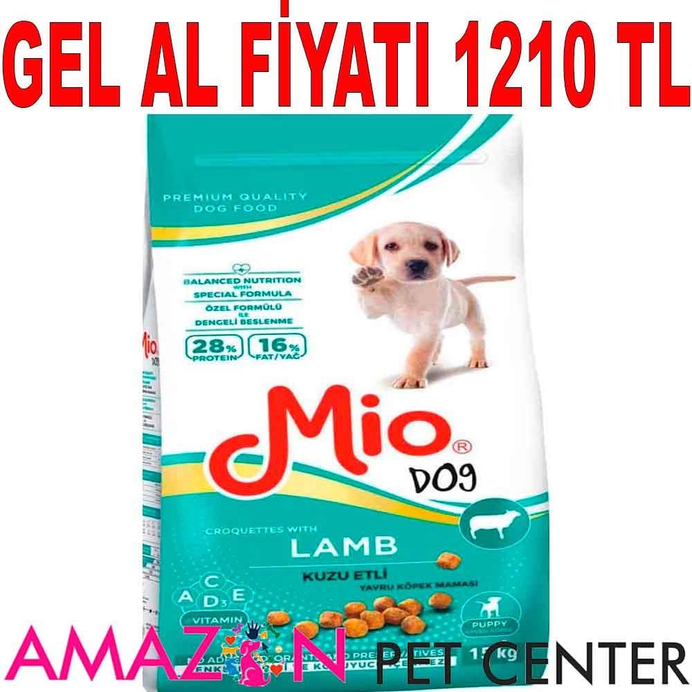 Mio Yavru Köpek Maması Kuzu Etli 15 Kg 19398006 Amazon Pet Center