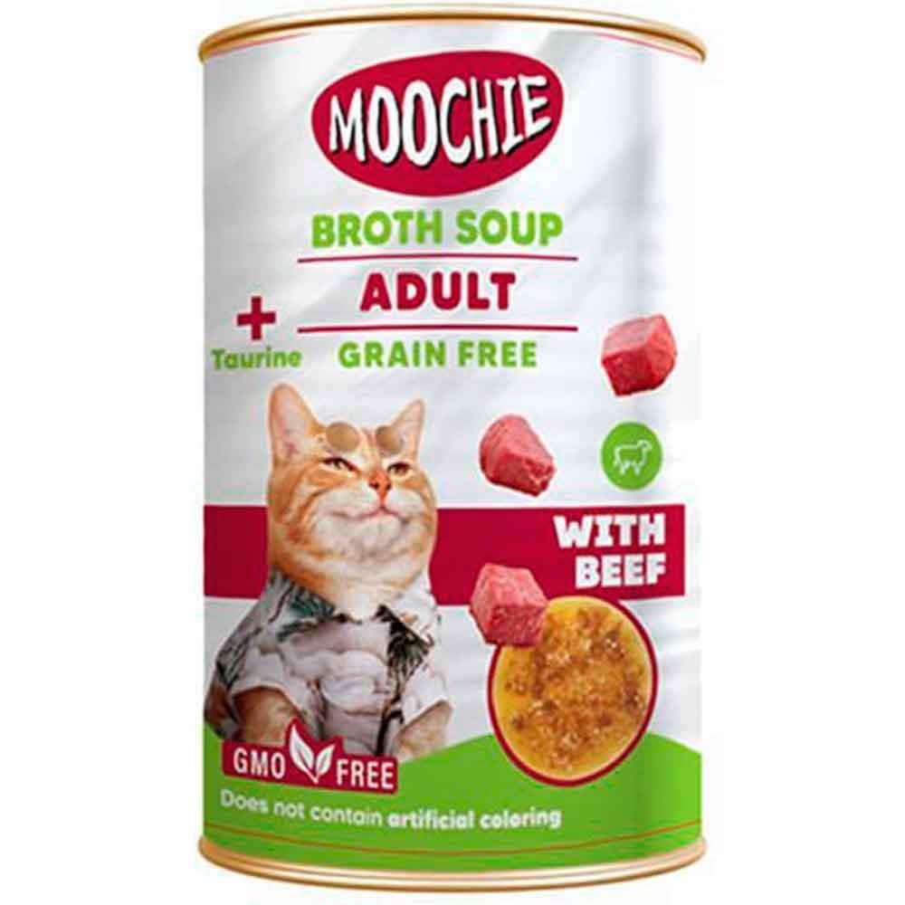 Moochie Dana Etli Tahılsız Yetişkin Kedi Çorbası 135 ml 8859710205678 Amazon Pet Center