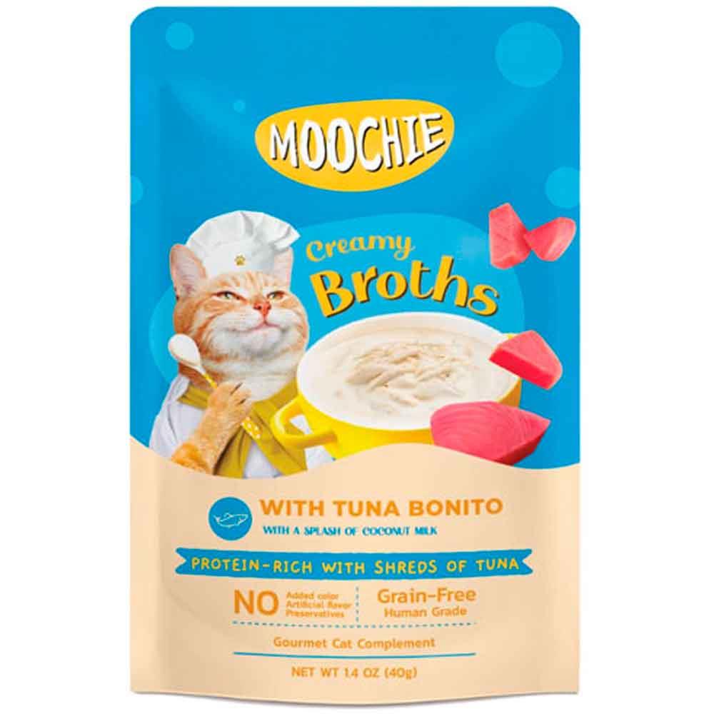 Moochie Kedi Çorbası Parça Ton Balığı Torik Tahılsız 40 Gr 8859710202004 Amazon Pet Center