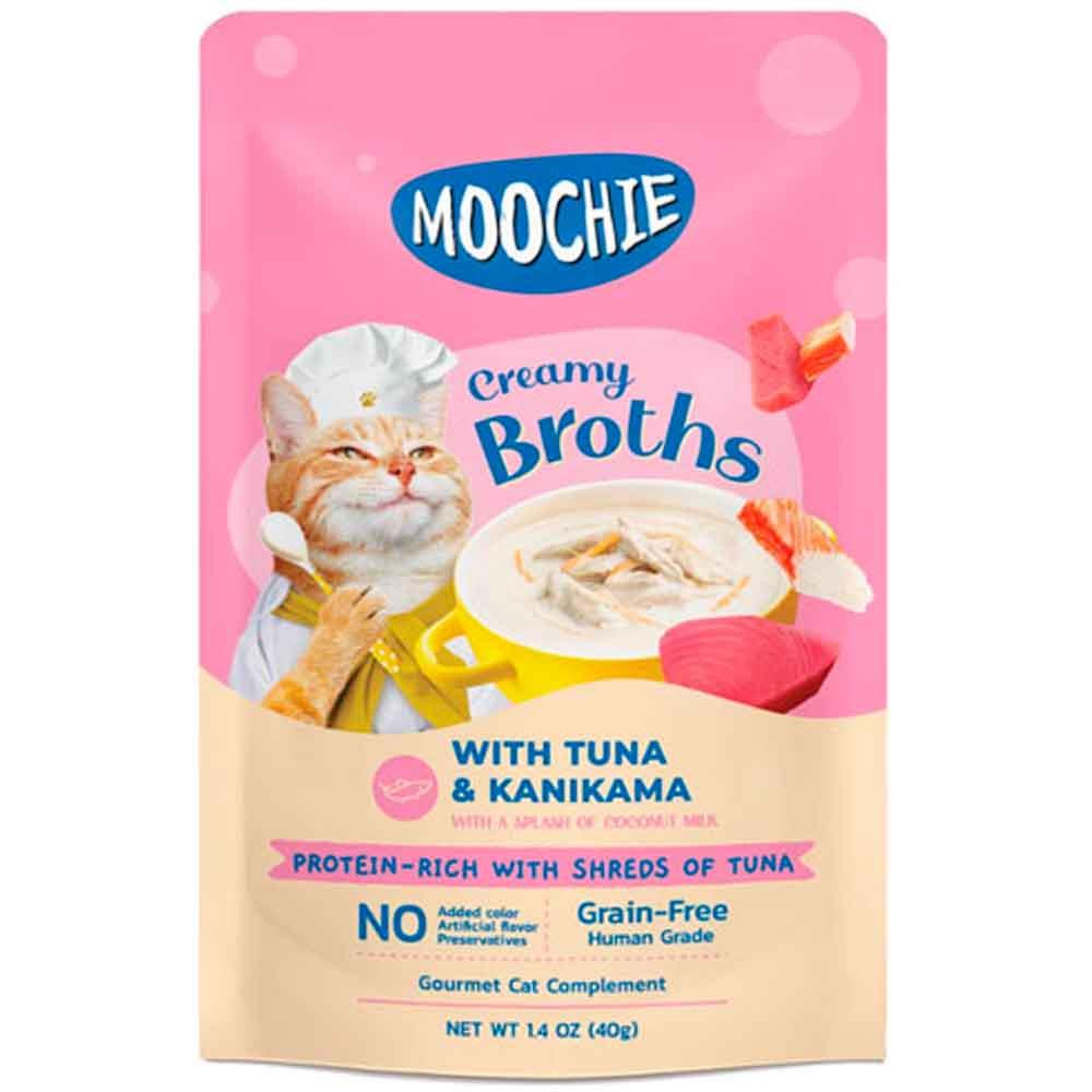 Moochie Kedi Çorbası Parça Ton Balığı Kanikama Tahılsız 40 Gr 8859710201984 Amazon Pet Center