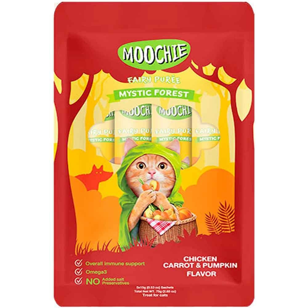Moochie Sıvı Kedi Ödülü Tavuk Havuç Balkabağı 5x15 Gr 8859710201786 Amazon Pet Center