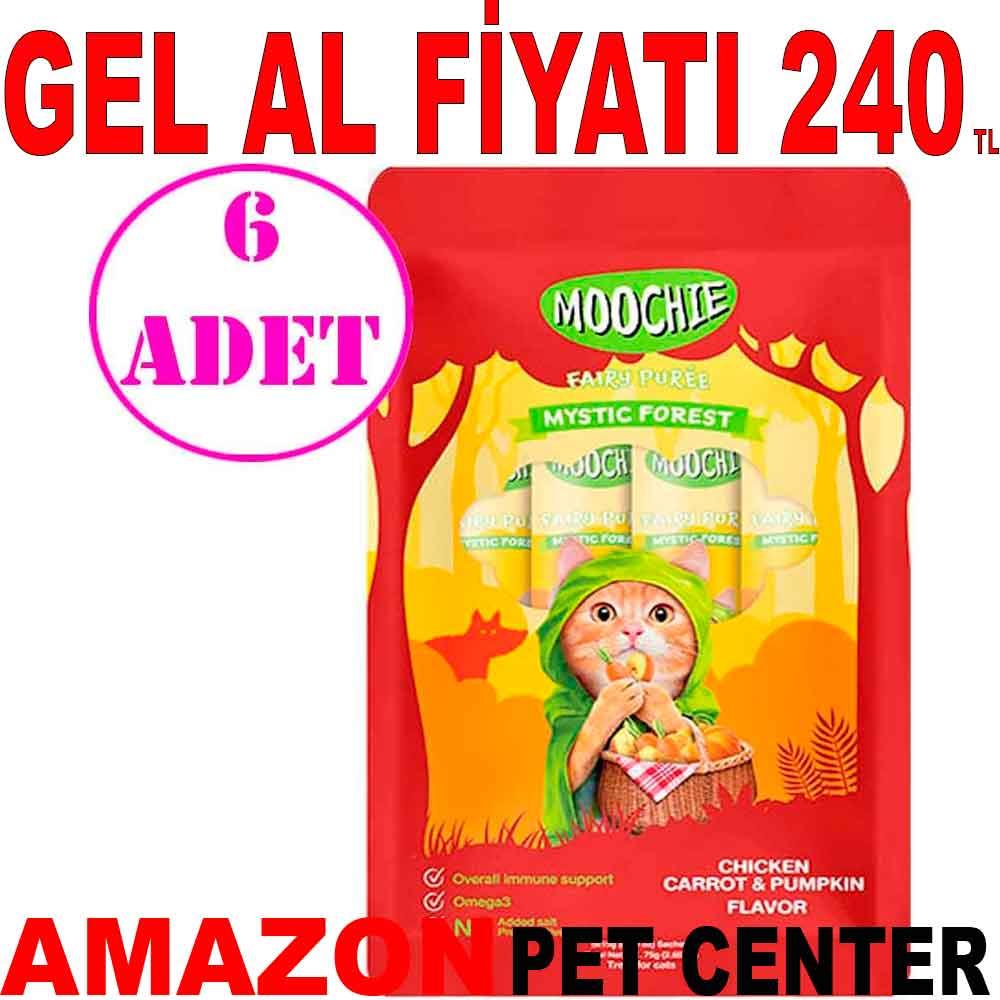 Moochie Sıvı Kedi Ödülü Tavuk Havuç Balkabağı 5x15 Gr 6 AD 22427007 Amazon Pet Center
