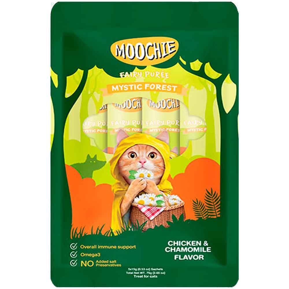 Moochie Sıvı Kedi Ödülü Tavuk Papatya 5x15 Gr 8859710201779 Amazon Pet Center
