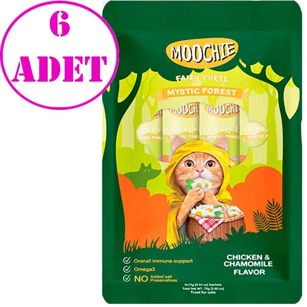 Moochie Sıvı Kedi Ödülü Tavuk Papatya 5x15 Gr 6 AD 32135176 Amazon Pet Center