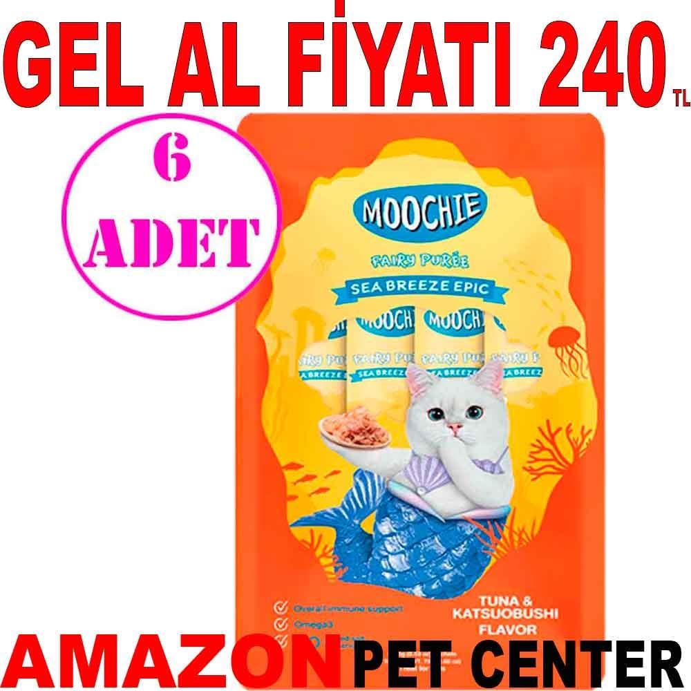 Moochie Sıvı Kedi Ödülü Ton Katsuobushi 5x15 Gr 6 AD 22412003 Amazon Pet Center