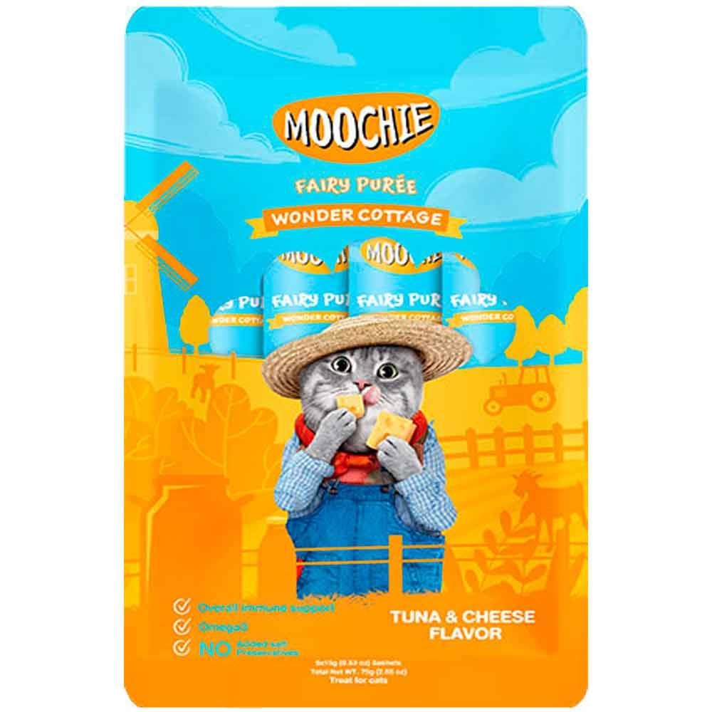 Moochie Sıvı Kedi Ödülü Ton Peynir 5x15 Gr 8859710201694 Amazon Pet Center