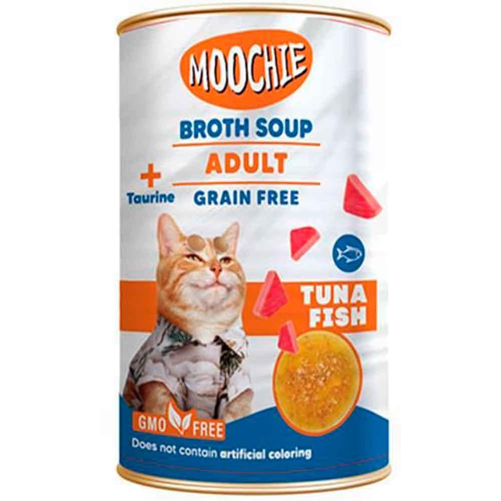 Moochie Ton Balıklı Tahılsız Yetişkin Kedi Çorbası 135 ml 8859710205654 Amazon Pet Center