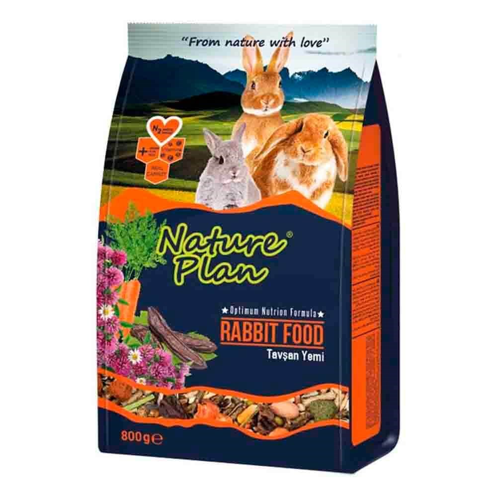 Nature Plan Premium Tavşan Yemi 800 Gr 8699004230135 Jungle Tavşan Yemleri Amazon Pet Center