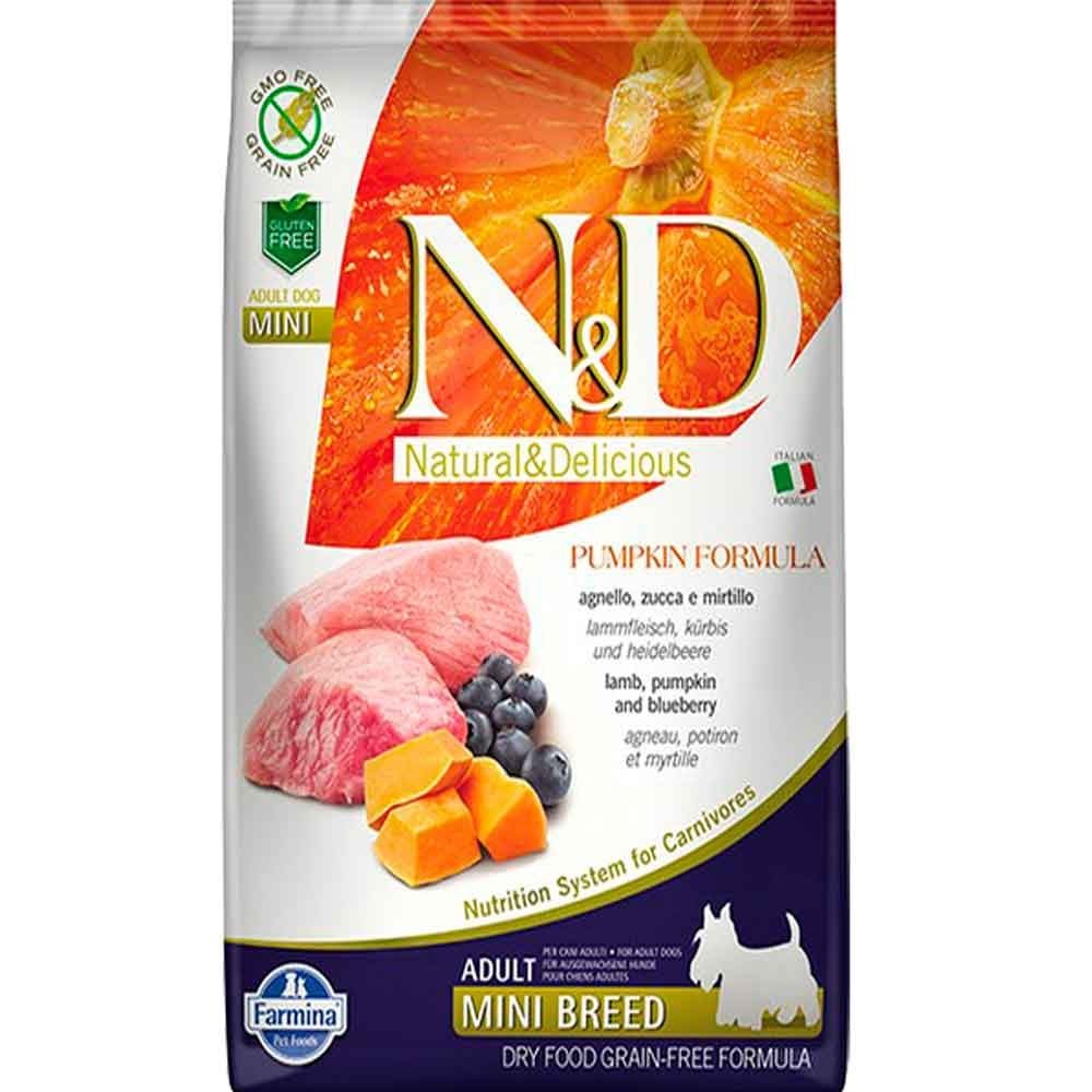 ND Balkabaklı Kuzu Etli Tahılsız Mini Irk Köpek Maması 7 Kg 8010276033642 Amazon Pet Center