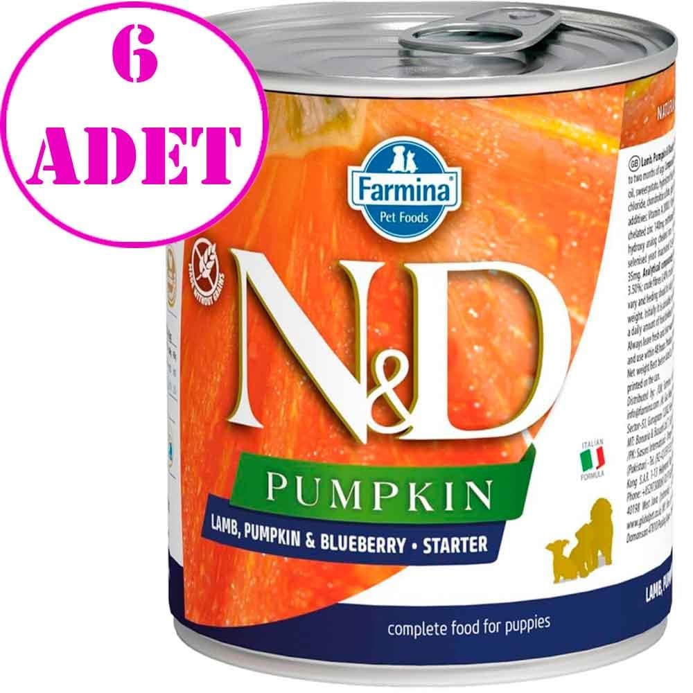 ND Balkabaklı Kuzulu Starter Mini Yavru Köpek Konservesi 285 Gr 6 AD 32136968 Amazon Pet Center