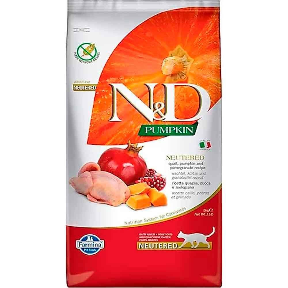 ND BalKabaklı Tahılsız Bıldırcın Kısırlaştırılmış Kedi Maması 10 KG 8010276040015 Amazon Pet Center