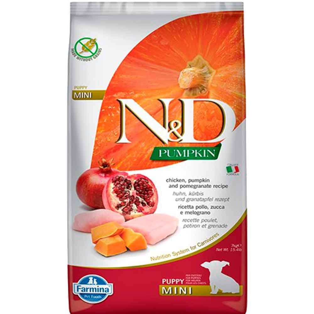 N&D Balkabaklı Tavuklu Narlı  Küçük Irk Yavru Köpek Maması 2.5 Kg 8010276038722 Amazon Pet Center