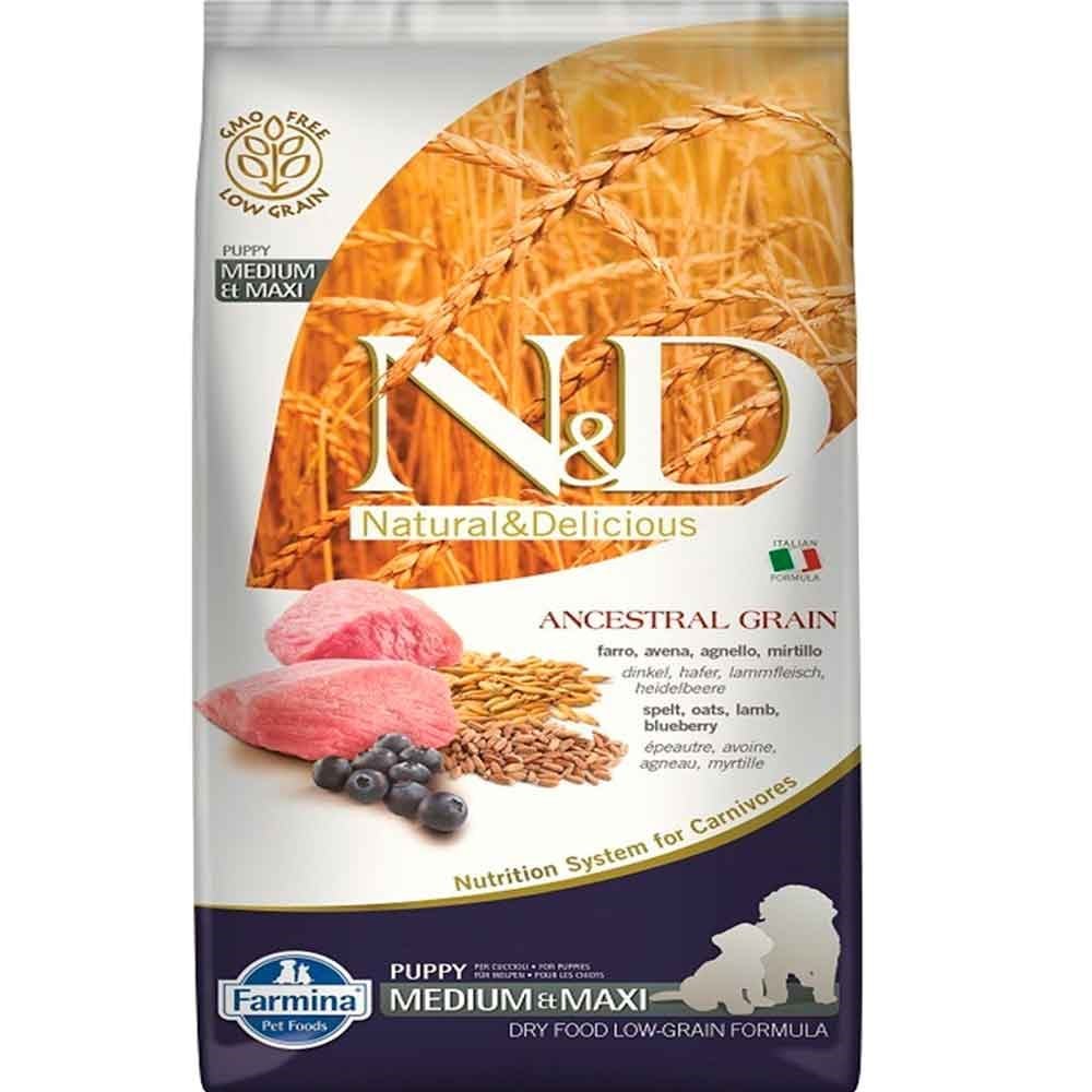 ND Düşük Tahıllı Kuzu Etli Yavru Köpek Maması 12 KG 8010276033727 N&D Yavru Köpek Mamaları Amazon Pet Center