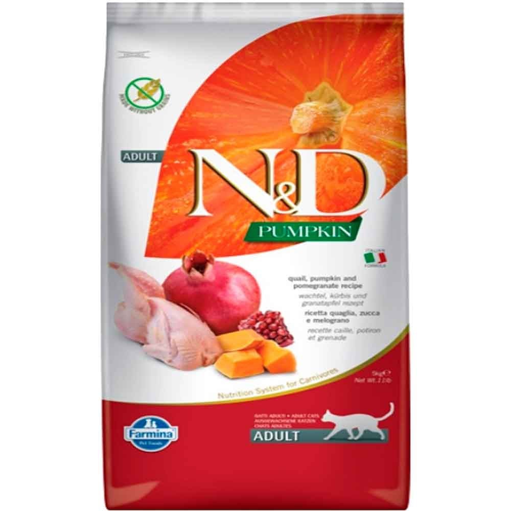 ND Kedi Maması Balkabaklı Bıldırcınlı Narlı 5 Kg 8010276036124 Amazon Pet Center