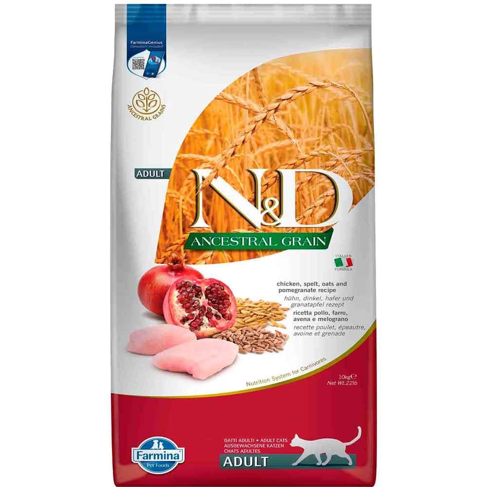 ND Kedi Maması Tavuklu ve Narlı Düşük Tahıllı 10 kg 8010276024909 Amazon Pet Center