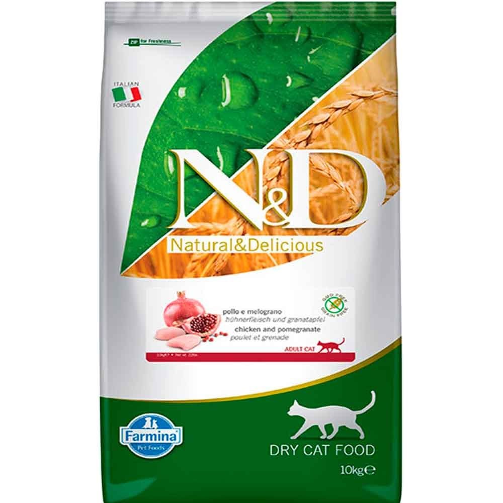 ND Kedi Maması Tavuklu ve Narlı Düşük Tahıllı 10 kg 8010276024909 Amazon Pet Center
