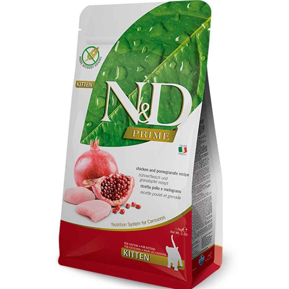 ND Kitten Tahılsız Tavuk ve Narlı Yavru Kedi Maması 300 GR 8010276021199 Amazon Pet Center