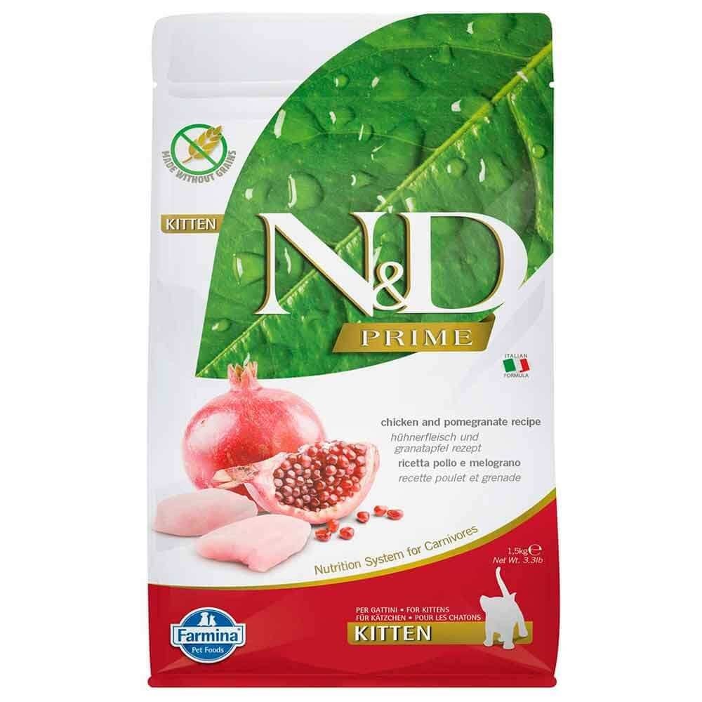 ND Kitten Tahılsız Tavuk ve Narlı Yavru Kedi Maması 1,5 Kg 8010276032584 N&D Yavru Kedi Mamaları Amazon Pet Center