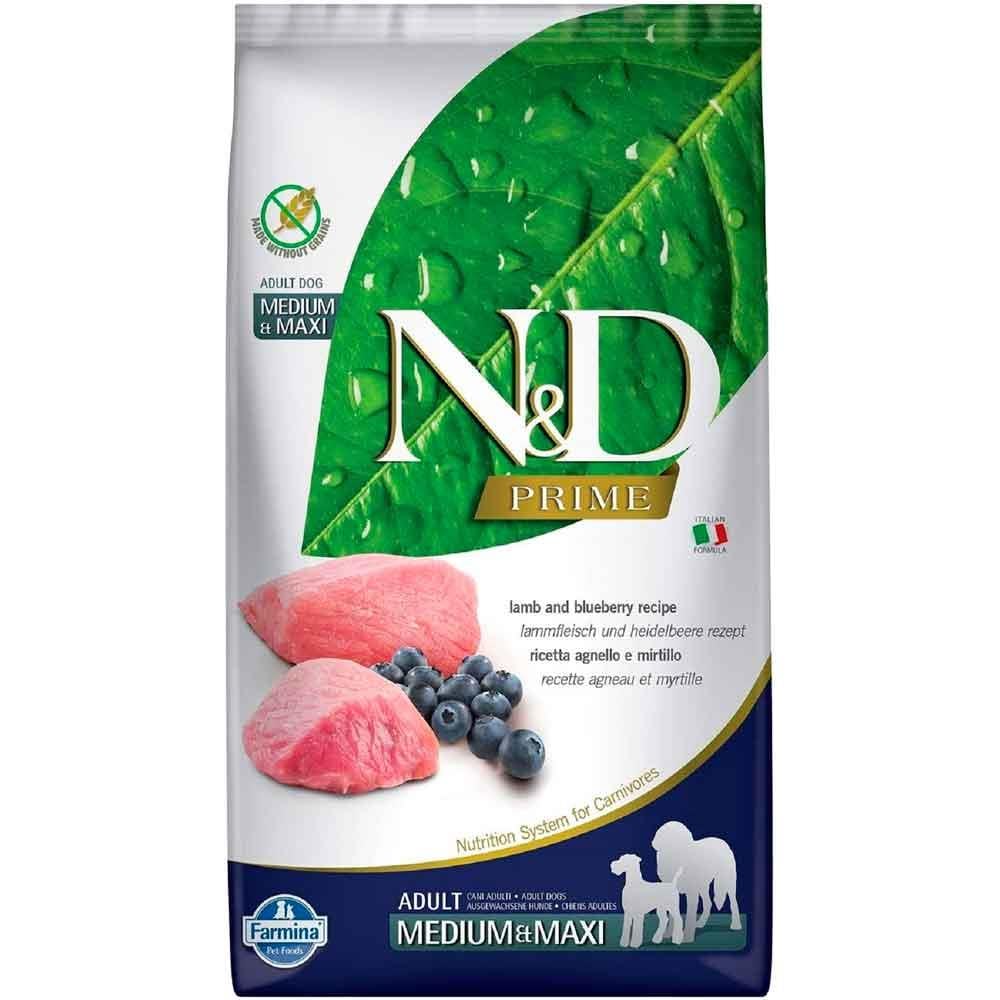 ND Köpek Maması Kuzu Etli Yaban Mersinli Tahılsız Medium Maxi 12 Kg 8010276036117 Amazon Pet Center