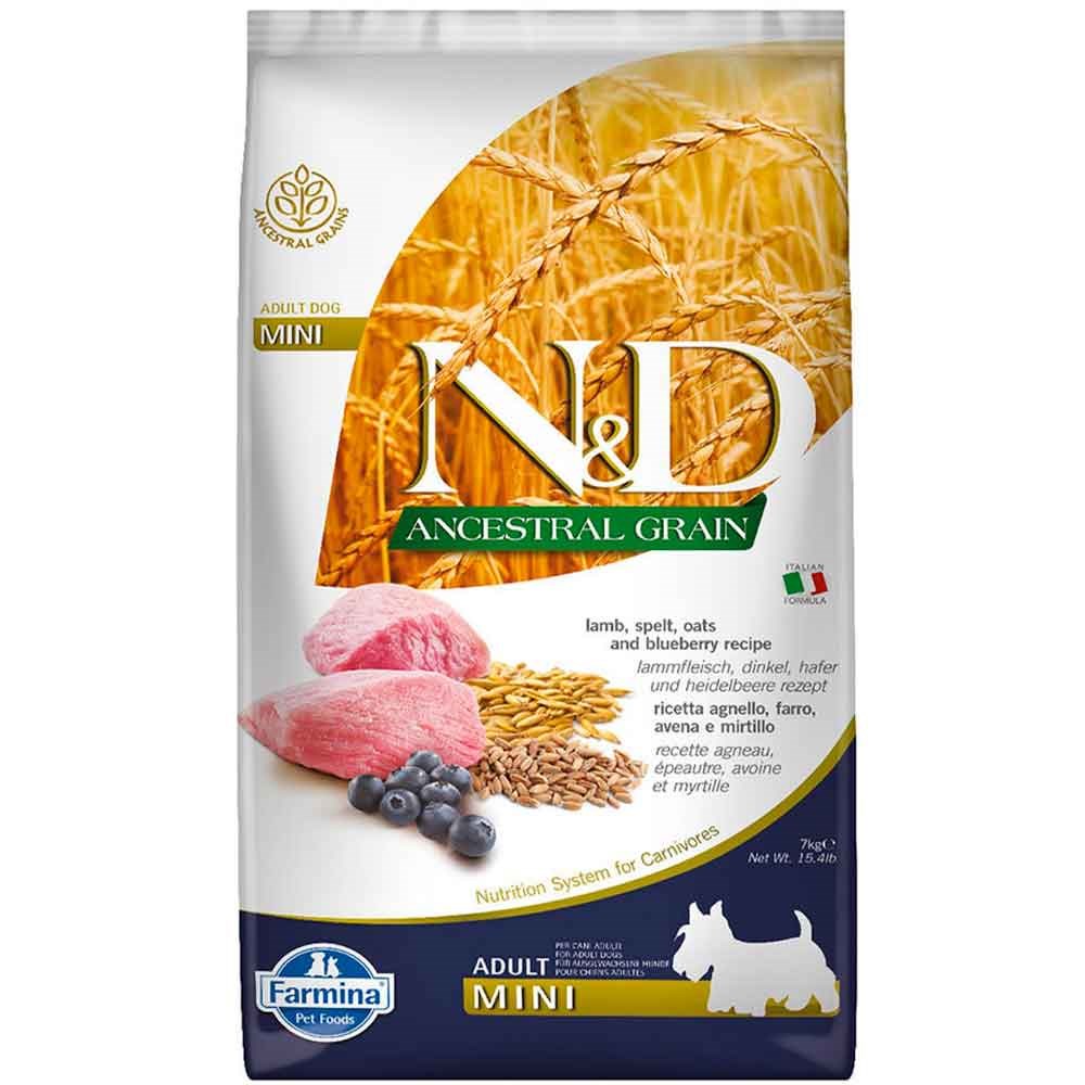 ND Natural Düşük Tahıllı Küçük Irk Köpek Maması Kuzu Etli Yaban Mersinli 7 Kg 8010276035097 Amazon Pet Center