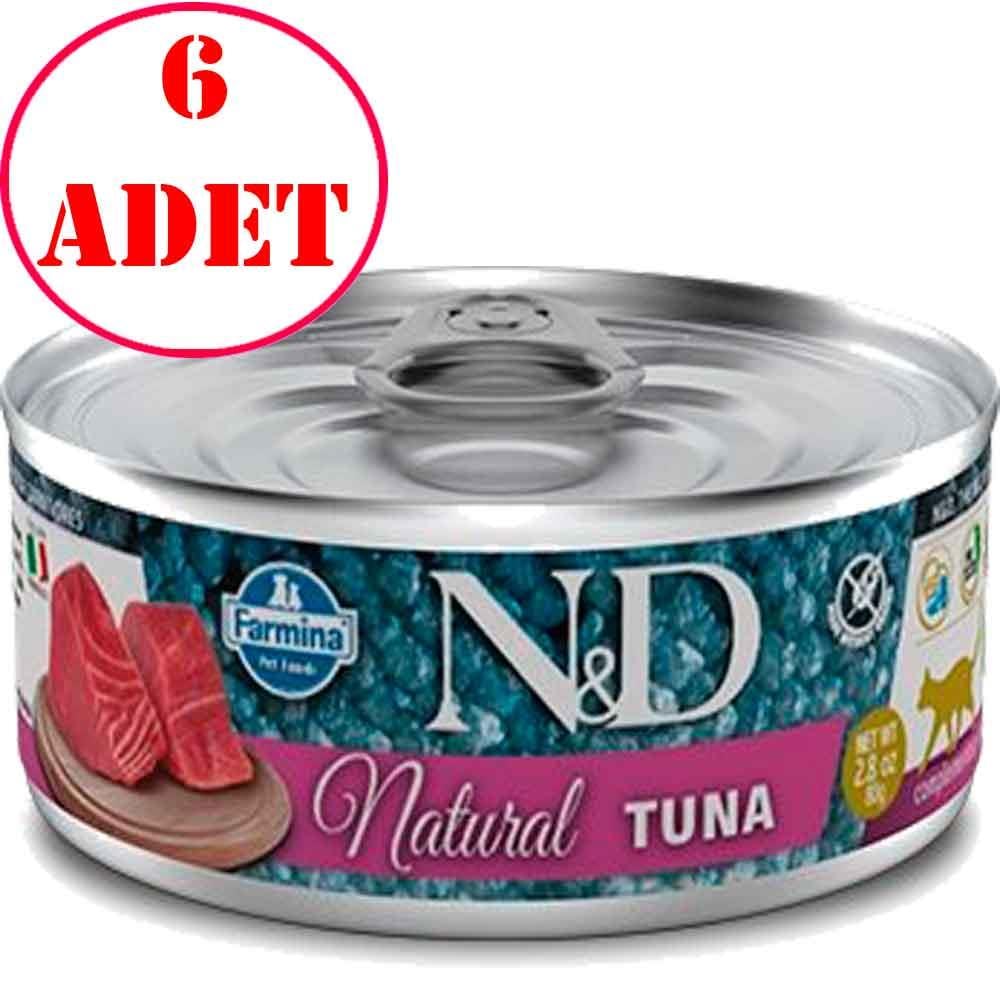ND Natural Ton Balıklı Kedi Konservesi 70 Gr 6 AD 22139009 Amazon Pet Center