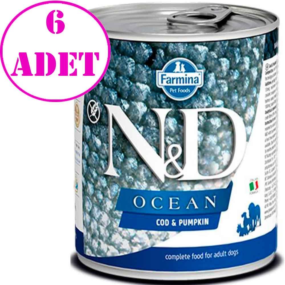 ND Ocean Köpek Konservesi Morina Balıklı 285 Gr 6 AD 32136890 Amazon Pet Center