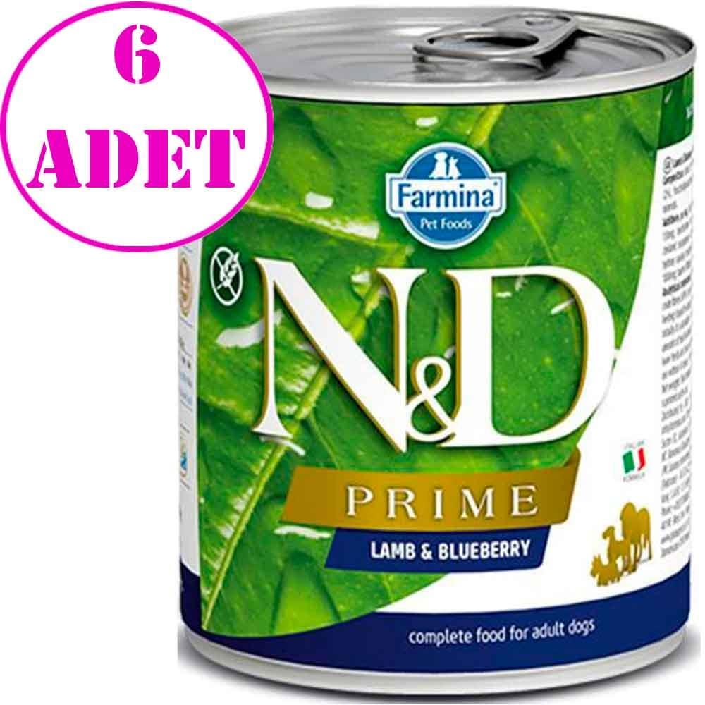 N&D Prime Kuzulu Yaban Mersini Köpek Konserve Maması 285 Gr 6 AD 32136920 Amazon Pet Center