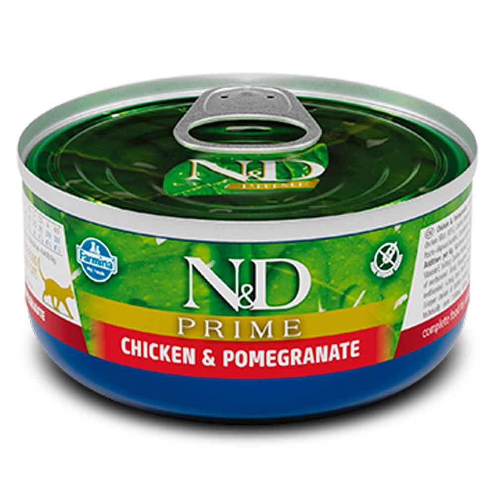ND Prime Tahılsız Tavuklu Narlı Kedi Konservesi 70 Gr 8606014102055 Amazon Pet Center