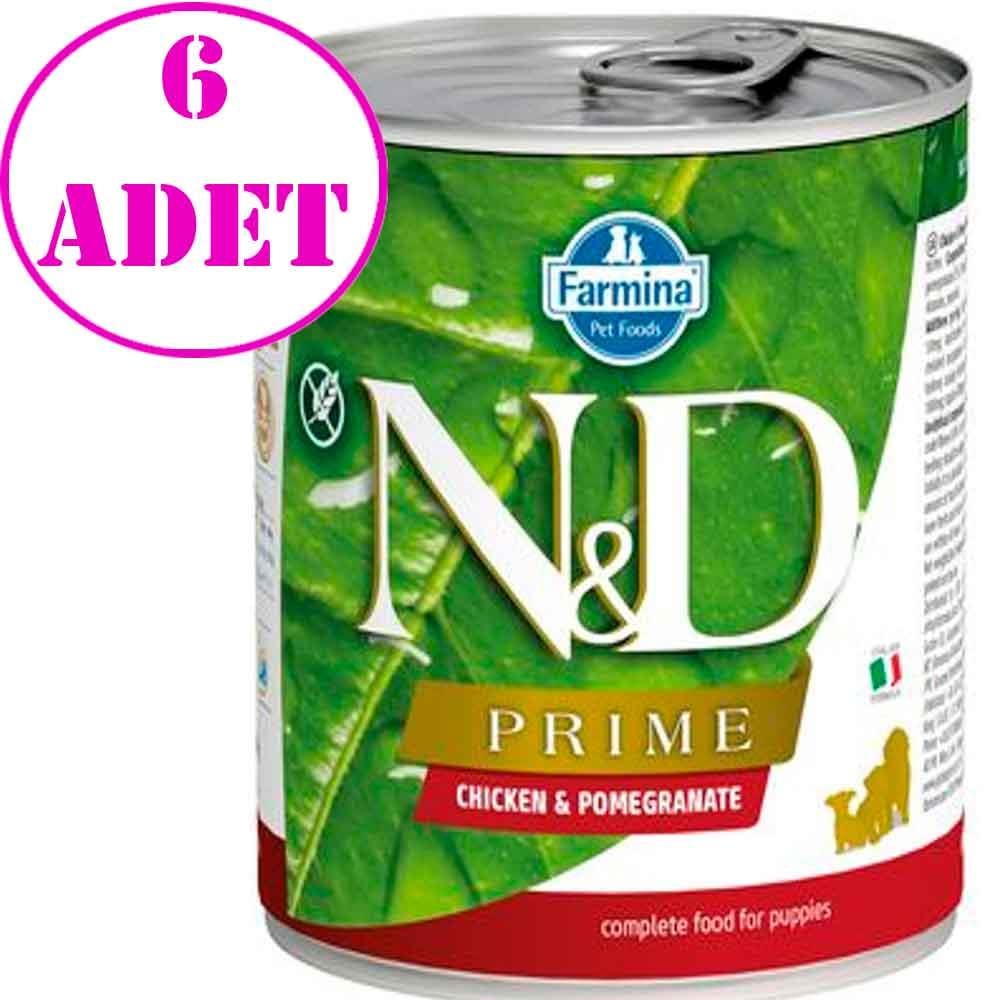 ND Prime Tahılsız Tavuklu Narlı Yavru Köpek Konservesi 285 Gr 6 AD 32136906 Amazon Pet Center